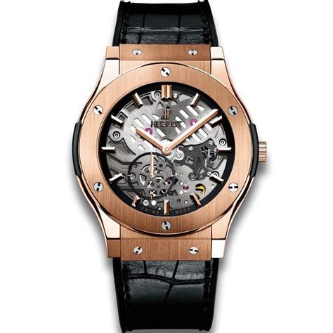 hublot classic fusion 45mm skeleton|hublot classic fusion chronograph 45mm.